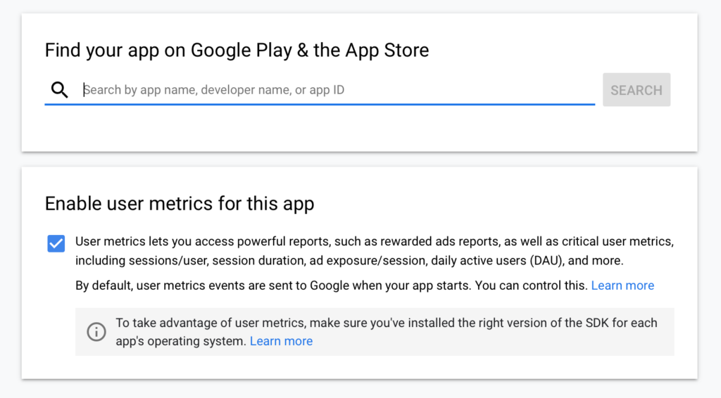 Find your app store URL - Google AdMob Help